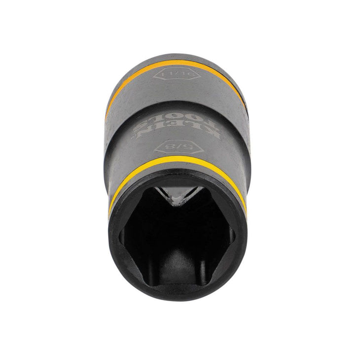 Klein Tools 66075 Flip Impact Socket, 11/16 and 5/8-Inch