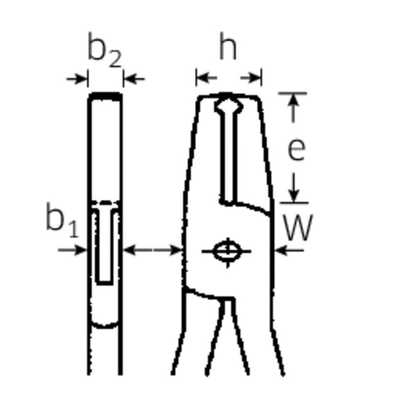 Stahlwille 66196115 6619 ESD Electronics top cutter, 112 mm