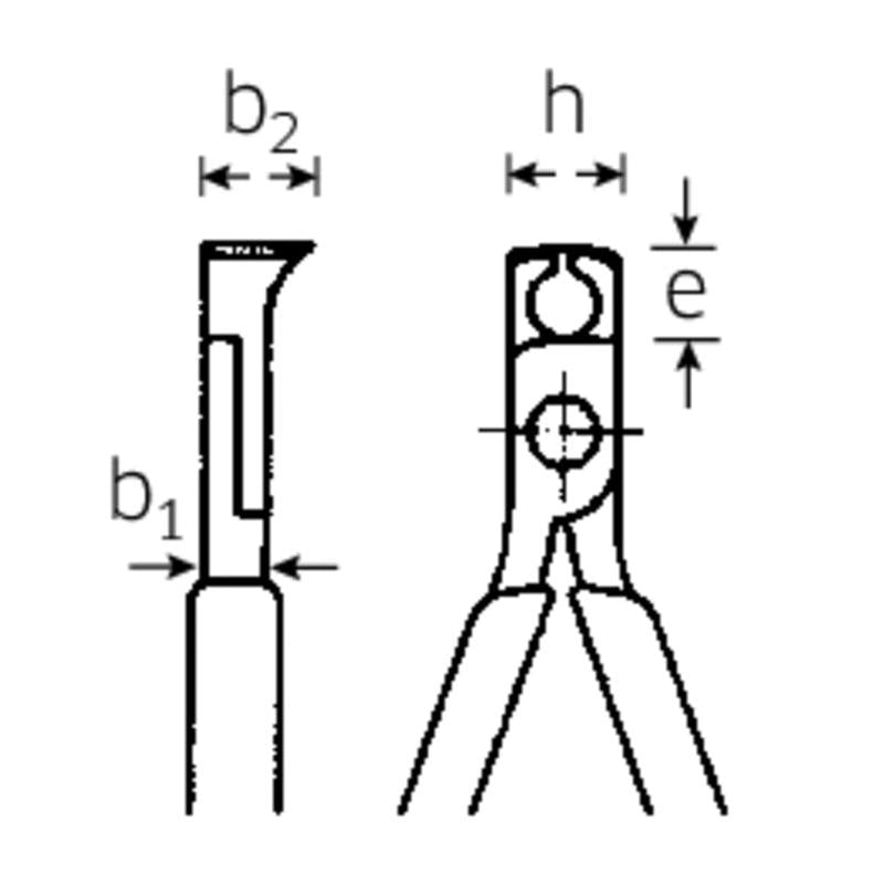 Stahlwille 66206115 6620 ESD Electronics top cutter, 112 mm