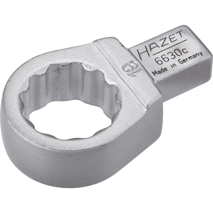 Hazet 6630C-19 Insert Box-End Wrench, 9x12mm Insert Square Drive, 18mm 12-Point
