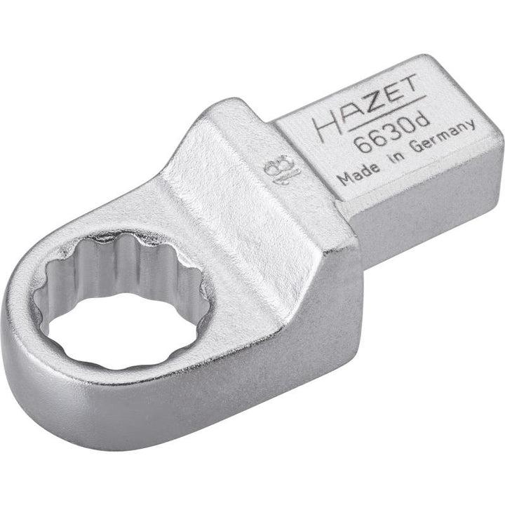 Hazet 6630D-18 Insert Box-End Wrench, 14x18mm Insert Square Drive, 18mm 12-Point