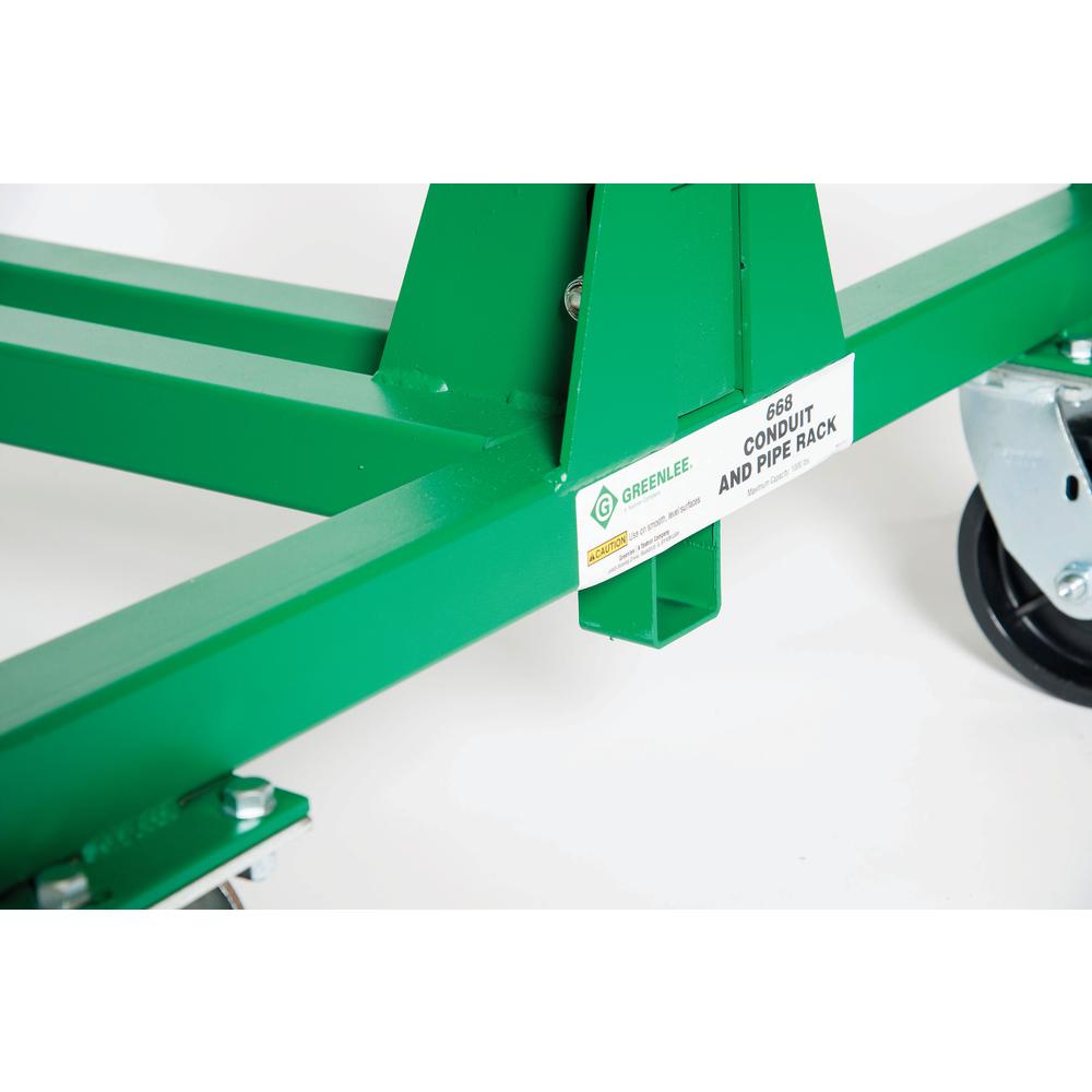 Greenlee 668 Conduit Pipe and Storage Rack