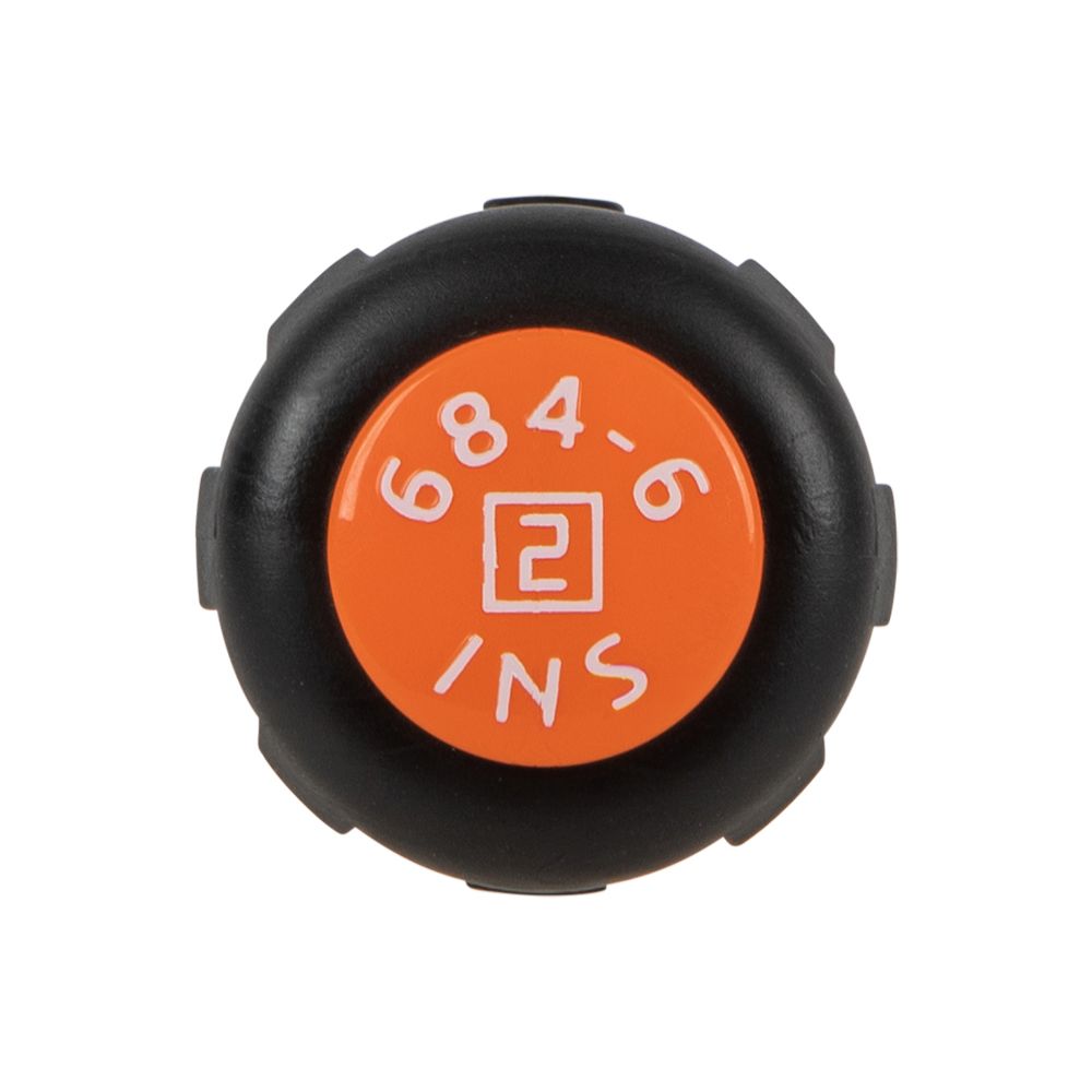 Klein Tools 6846INS Insulated Screwdriver, #2 Square Tip, 6-Inch Round Shank