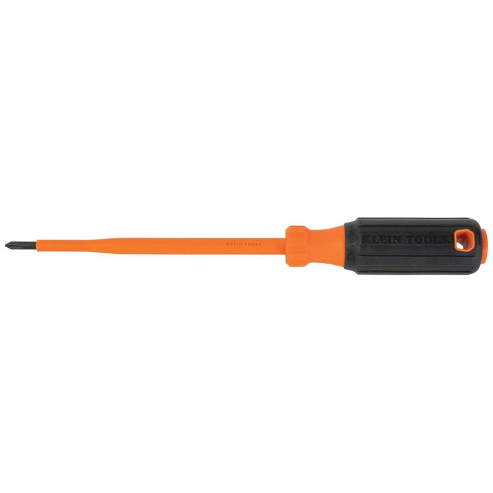 Klein Tools 6856INS Insulated Screwdriver, #1 Phillips Tip, 6-Inch Round Shank
