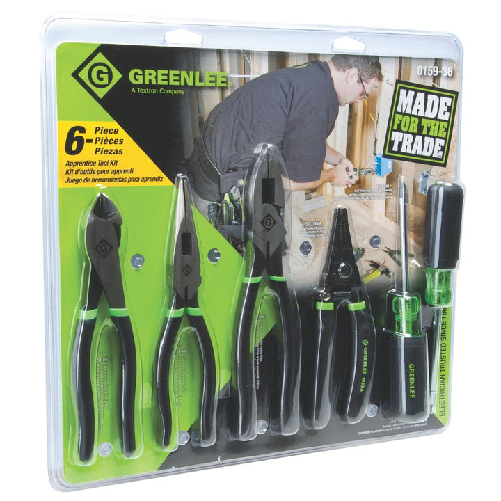 Greenlee 0159-36 Hand Tool Kit, 6 Pieces