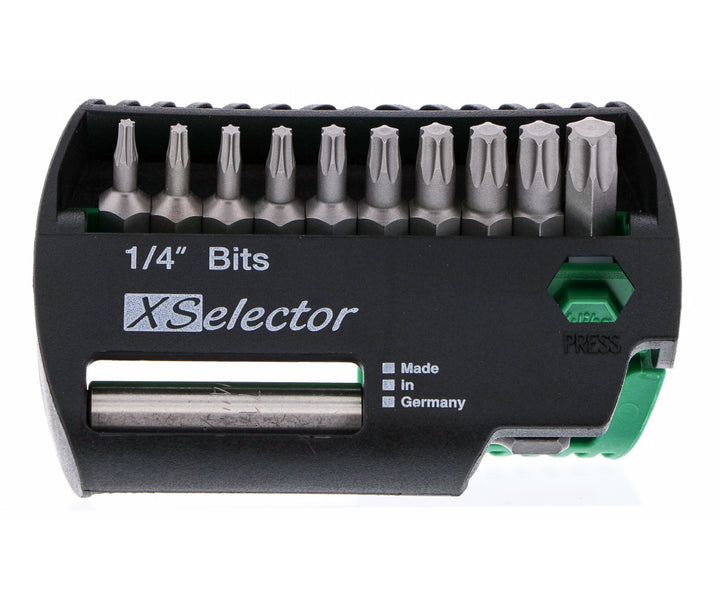 Wiha Tools 79445 11 Piece Torx Xselector and Magnetic Bit Holder Set - T7 - T40