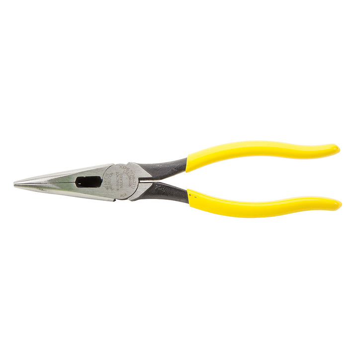 Klein Tools D203-8 Needle Nose Side Cutters, 8-Inch Alligator Pliers with Extended Handle