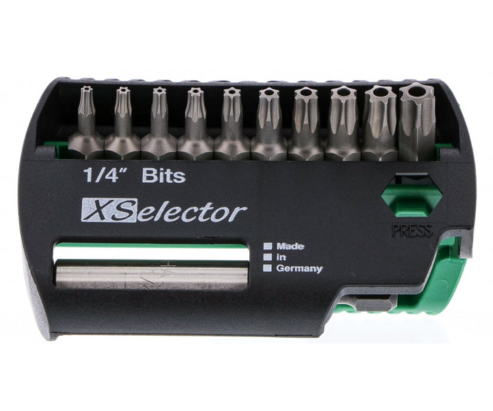 Wiha Tools 79447 11 Piece Security Torx XSelector and Magnetic Bit Holder Set