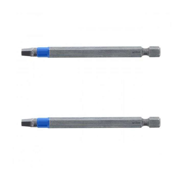 Wiha Tools 70325 TerminatorBlue Impact Bit Square 2 - 3.5 Inch - 2 Pack