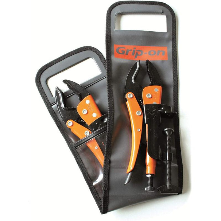 Grip-On HFKIT 4-Piece Hands-Free Pliers & Grip Holder Set