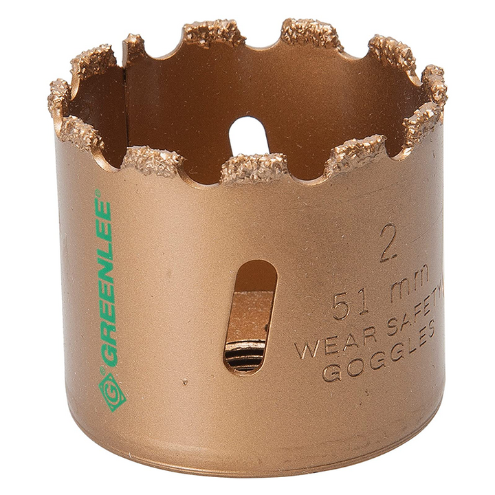 Greenlee 725-2 Carbide-Grit Hole Saw, 2"