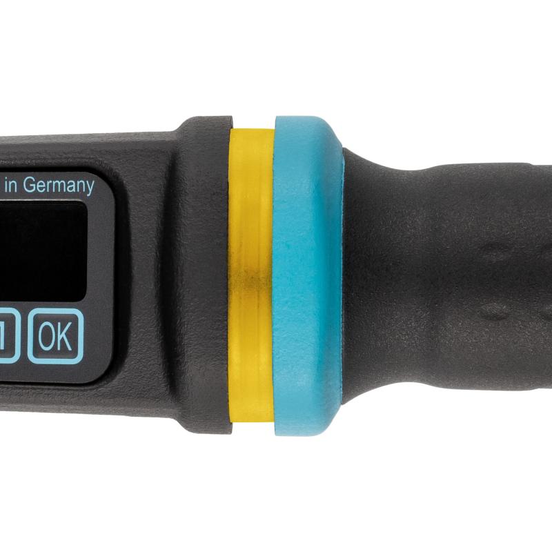 Hazet 7290-5STAC Electronic Torque Wrench with Built-In Angle Gauge, 5-60 Nm, 9x12mm Insert Square, 10mm (3/8") Square