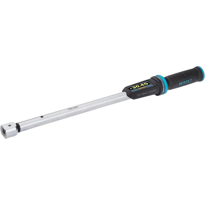 Hazet 7292-2STACCAL Electronic Torque Wrench with Built-In Angle Gauge, 20-200 Nm, 14x18mm Insert Square, 12.5mm (1/2") Square