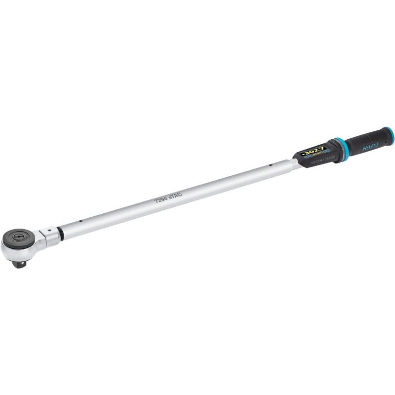 Hazet 7294-2STAC Electronic Torque Wrench with Built-In Angle Gauge, 40-400 Nm, 14x18mm Insert Square, 20mm (3/4") Square
