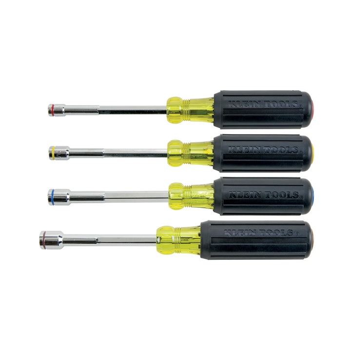 Klein Tools 635-4 Magnetic Nut Driver Set, Heavy Duty, 4-Piece