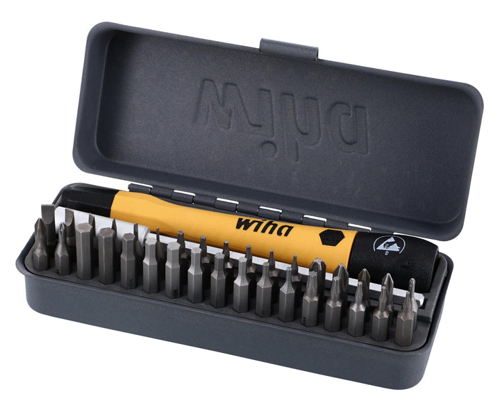 Wiha 75979 36 Piece GoBox Electronics ESD Precision Micro Bit Set