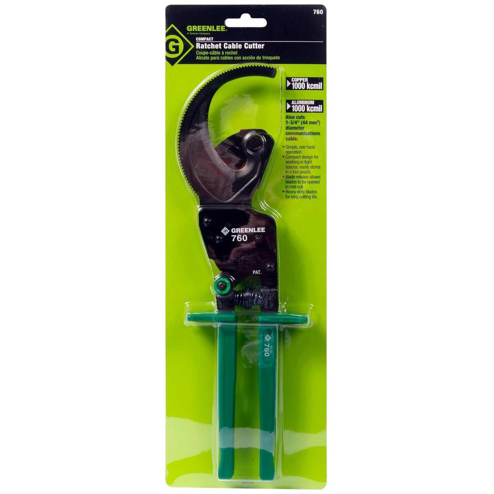 Greenlee 760 Compact Ratchet Cable Cutter