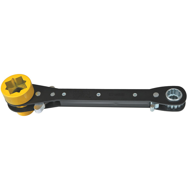 Klein Tools KT155HD Lineman's Ratcheting 5-in-1 Wrench, Heavy Duty