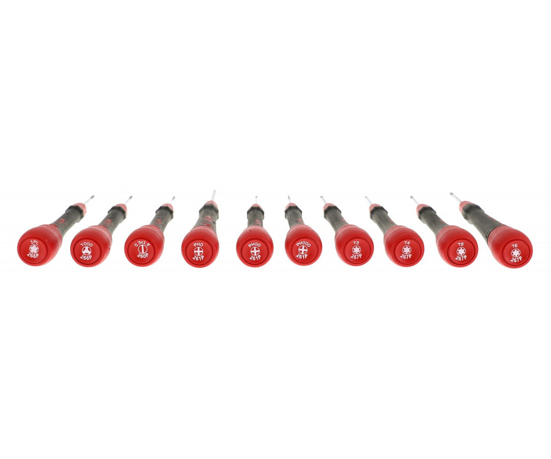 Wiha Tools 26198 PicoFinish Precision Screwdrivers Phone Repair Set, 11 Pc.