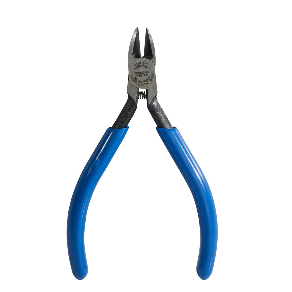 Klein Tools D257-4C Electronics Pliers, Tapered Nose, Narrow Jaw, Spring-Loaded