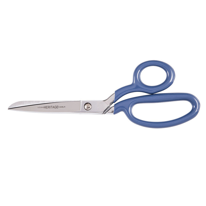 Klein Tools 208LR-BLU-P Bent Trimmer w/Large Ring, Blue Coating, 9-Inch