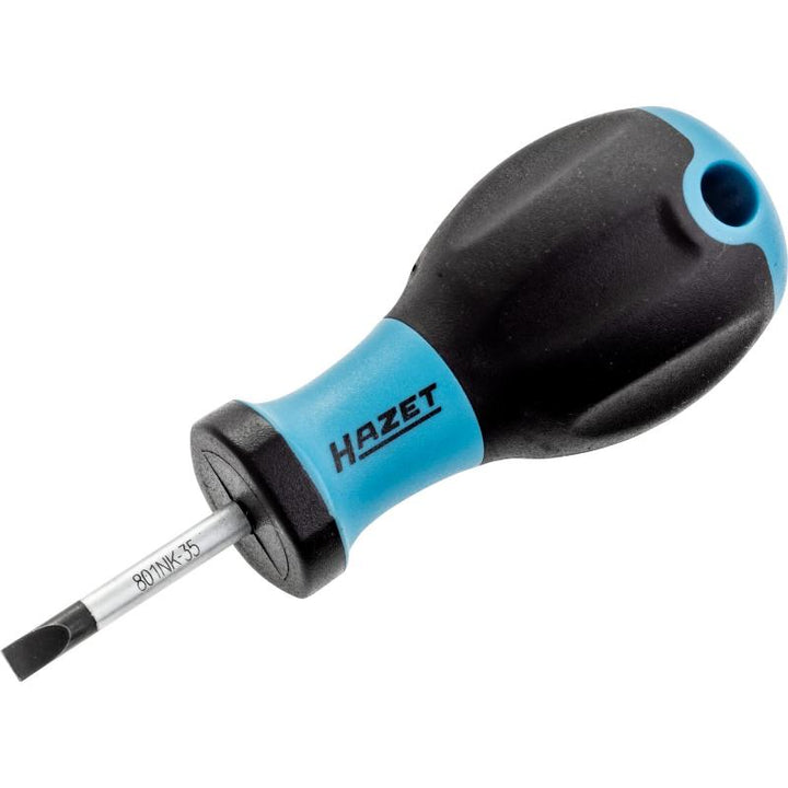 Hazet 801NK-35 Screwdriver, Slotted, 0.6x3.5mm