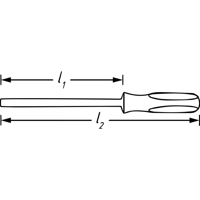 Hazet 802-30 Hexanamic 3.5 X 80mm Slotted Screwdriver