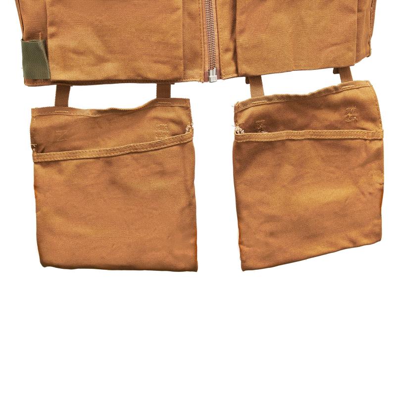 Bucket Boss 80400 Canvas SuperVest - S/M Canvas, Gen Purpose, 14 Pockets, Padded, 36 in Waist Size
