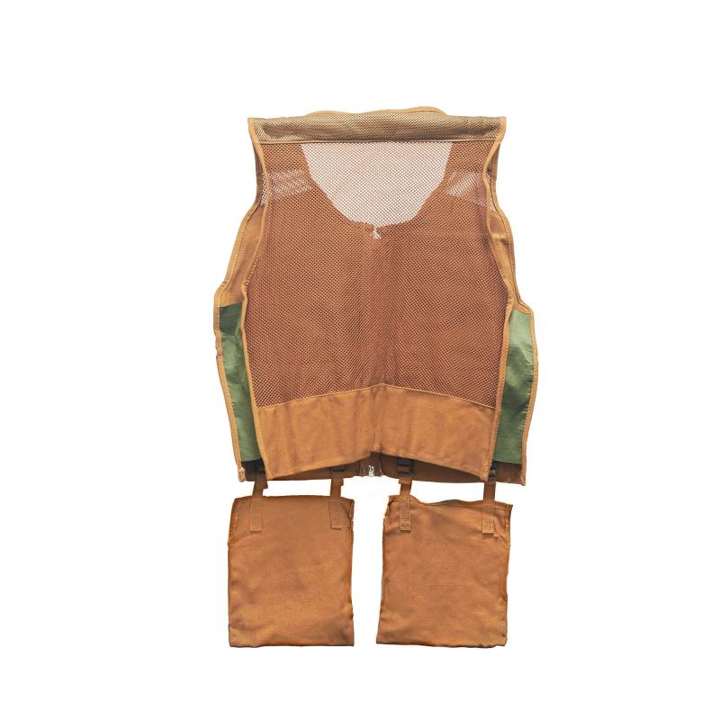Bucket Boss 80450 SuperVest, L/XL Waist, Canvas, Brown, 14-Pocket