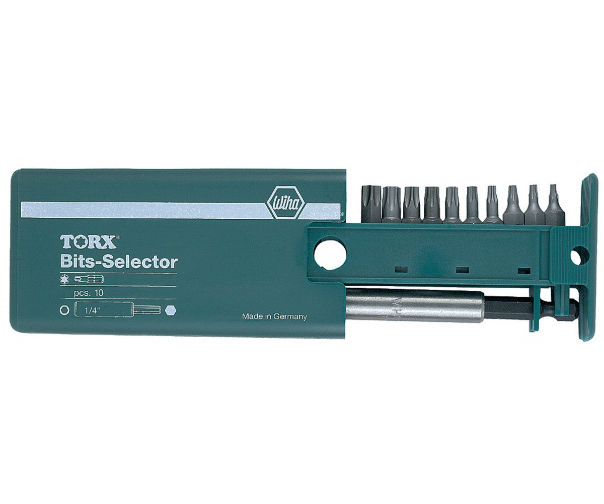 Wiha Tools 79247 11 Piece Security Torx Bit Selector and Magnetic Bit ...