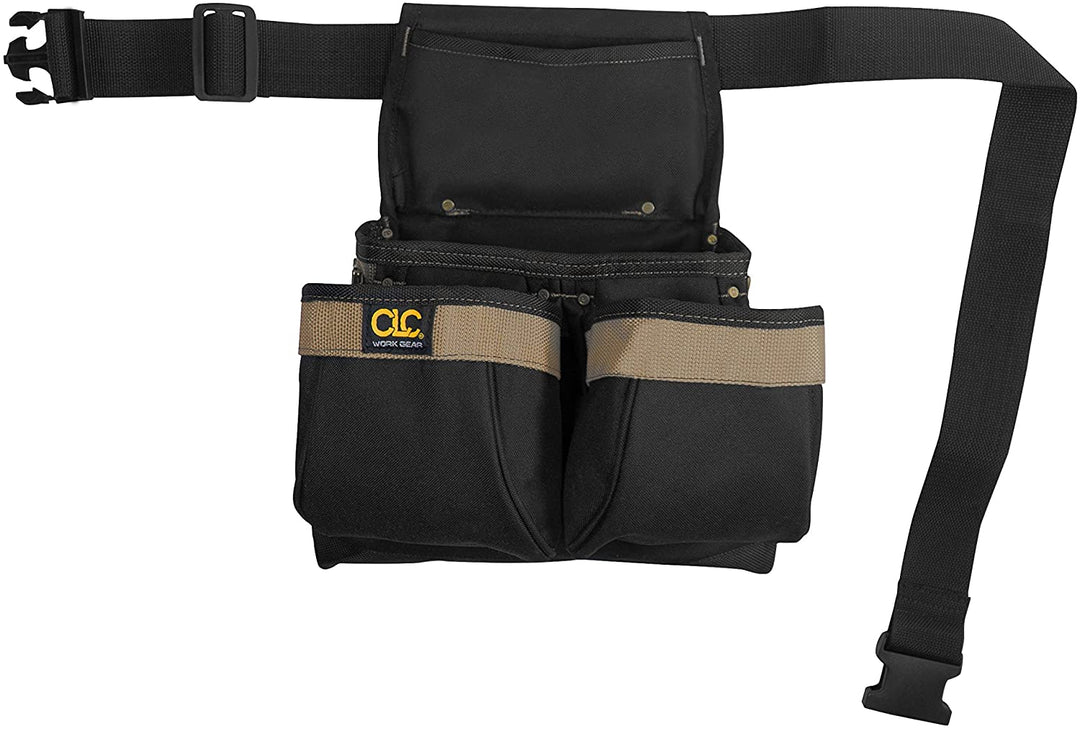 CLC PK1836 5 Pocket Framer’s Nail & Tool Bag with Poly Belt