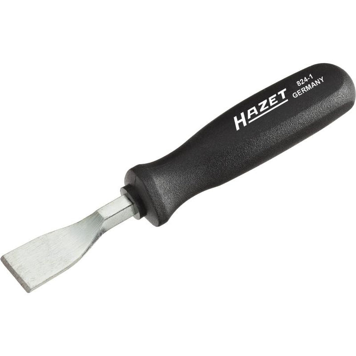 Hazet 824-1 Blunt Scraper, Short Blade, Flat Profile, 0.5x23mm