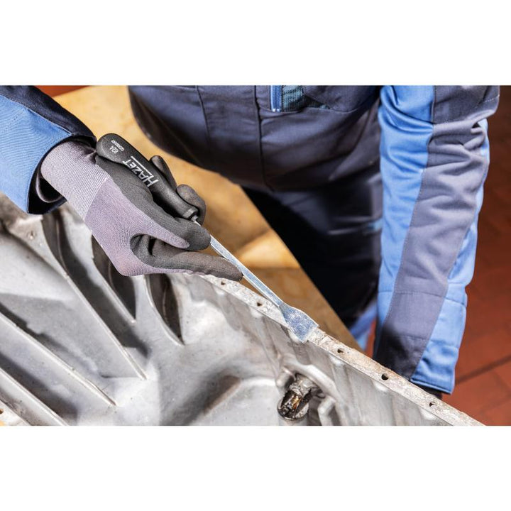 Hazet 824 Blunt Scraper, Long Blade, Flat Profile, 0.5x23mm