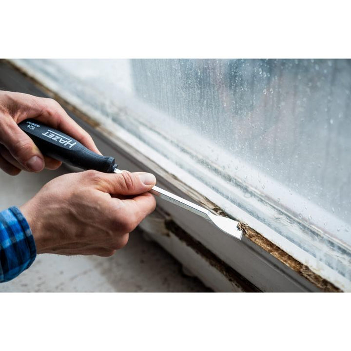 Hazet 824 Blunt Scraper, Long Blade, Flat Profile, 0.5x23mm