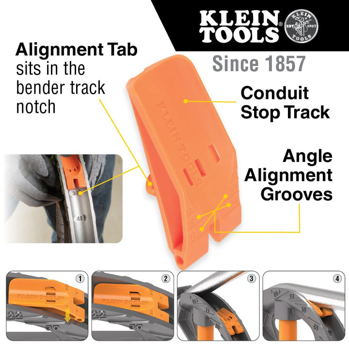 Klein Tools 51605 Conduit Bender 1-Inch EMT with Angle