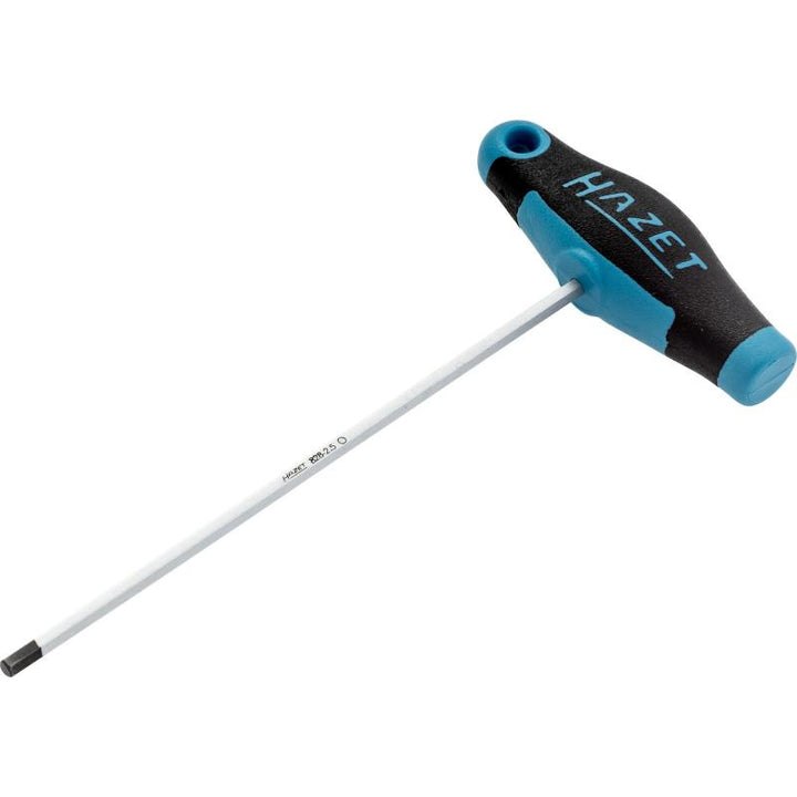 Hazet 828-2.5 Screwdriver with T-Handle, Hex, 2.5mm