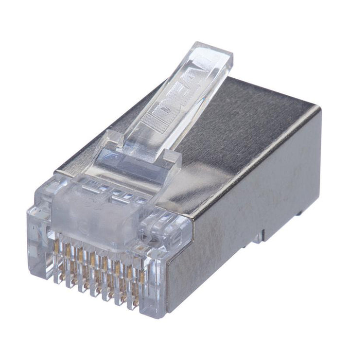 Ideal 85-361 CAT5e Shielded Modular Plugs, 25/Card