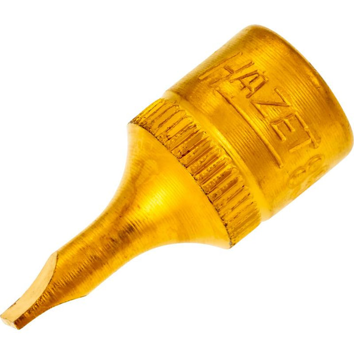Hazet 8503-0.8X4 Screwdriver Socket, 6.3mm (1/4") Square Drive, 0.8x4mm Slotted