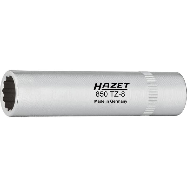 Hazet 850TZ-8 Timing Chain Cover Socket, 6.3mm (1/4") Square Drive, 12-Point 8mm