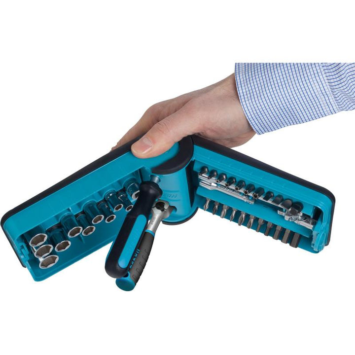Hazet 856-1HP Socket and Bit Set with Smart Case, 38 Pieces