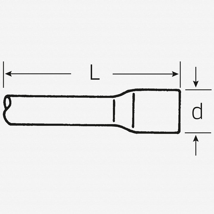 Stahlwille 16010001 859 Extension, 1" - 200 mm OAL