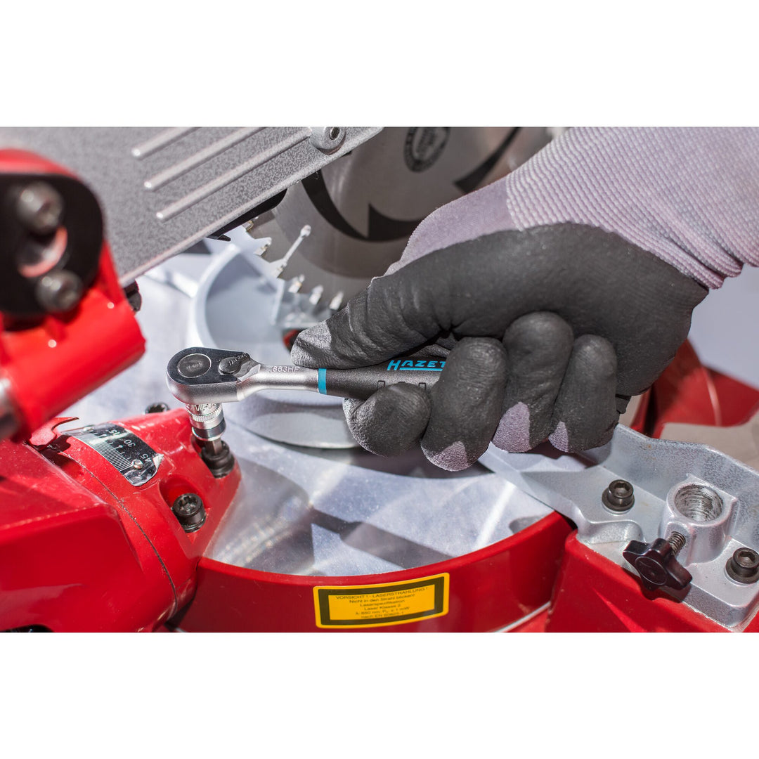 Hazet 863HP Fine Tooth 1/4" Reversible Ratchet