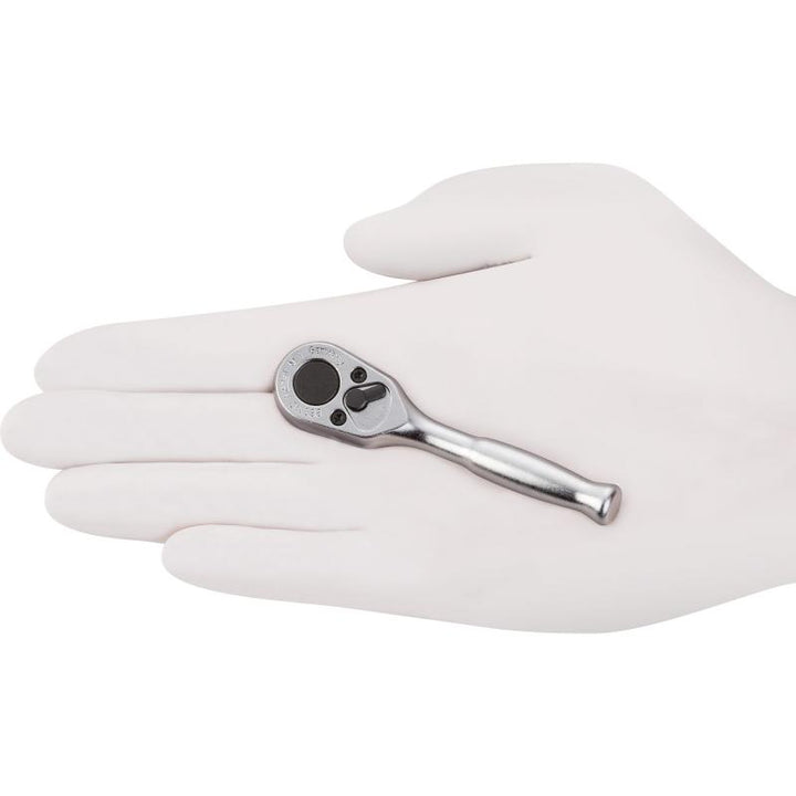 Hazet 863MBIT Solid Steel Reversible Ratchet for Bits, 6.3 mm (1/4") Hex