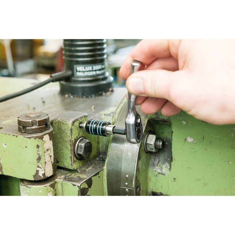 Hazet 863MBIT Solid Steel Reversible Ratchet for Bits, 6.3 mm (1/4") Hex