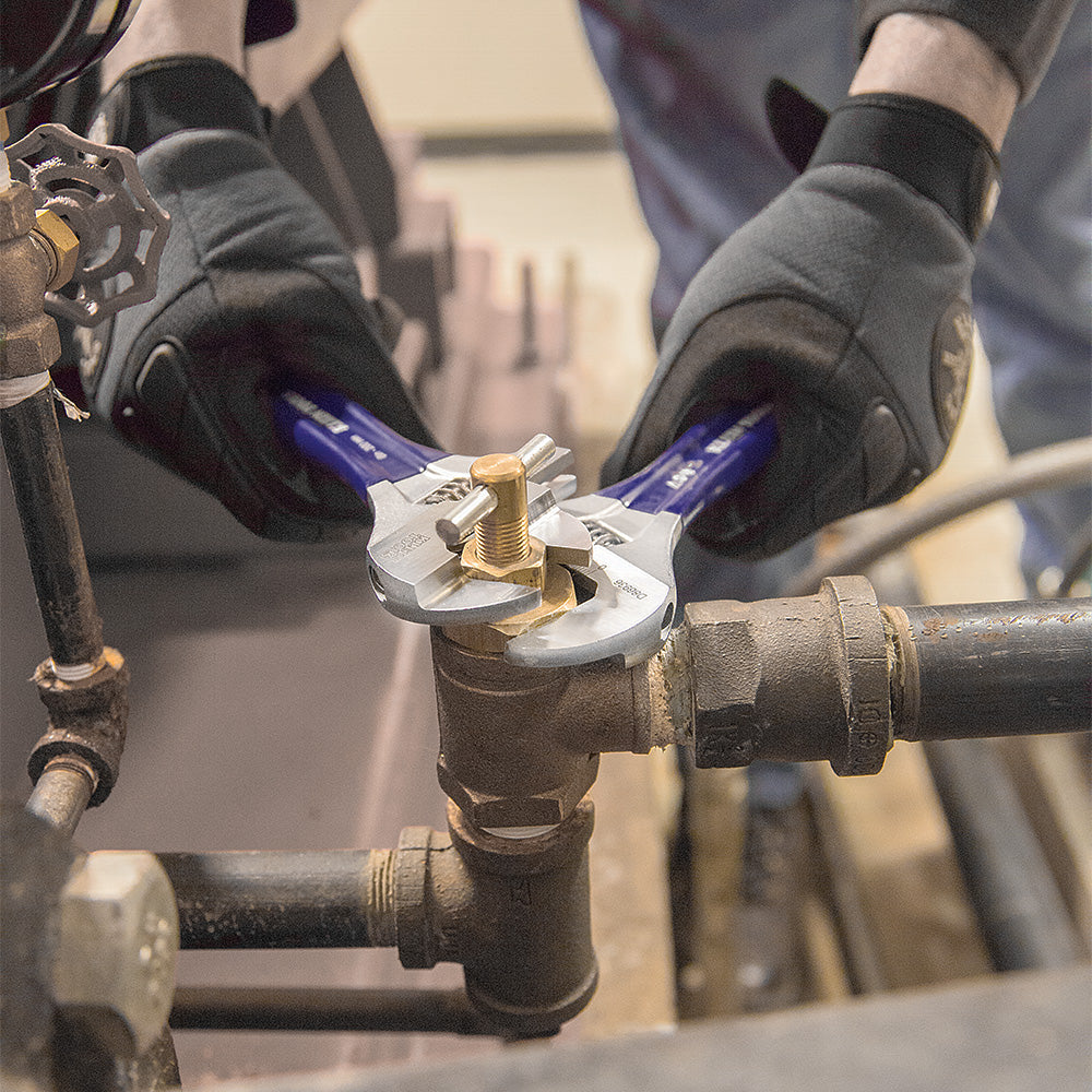 Klein Tools D86936 Slim-Jaw Adjustable Wrench, 8"