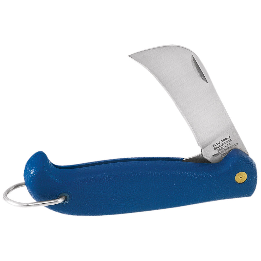 Klein Tools 1550-24 Pocket Knife, 2-3/4-Inch Hawkbill Slitting Blade