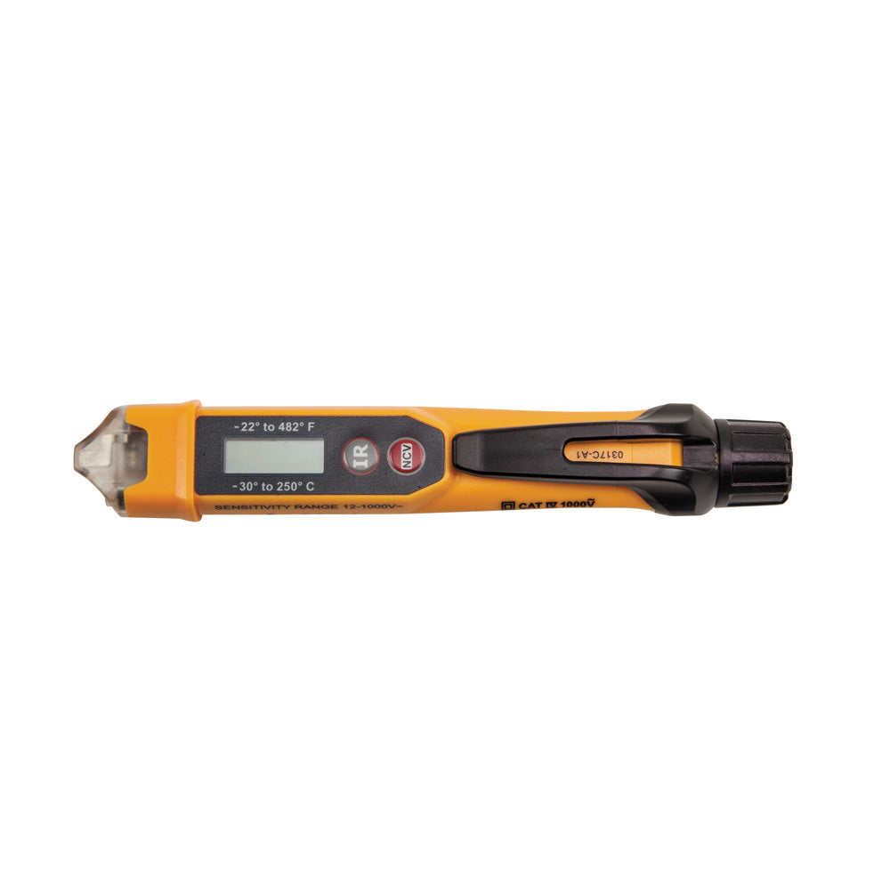 Klein Tools NCVT-4IR Non-Contact Voltage Tester with Infrared Thermometer Tests AC Voltage and IR Temperature
