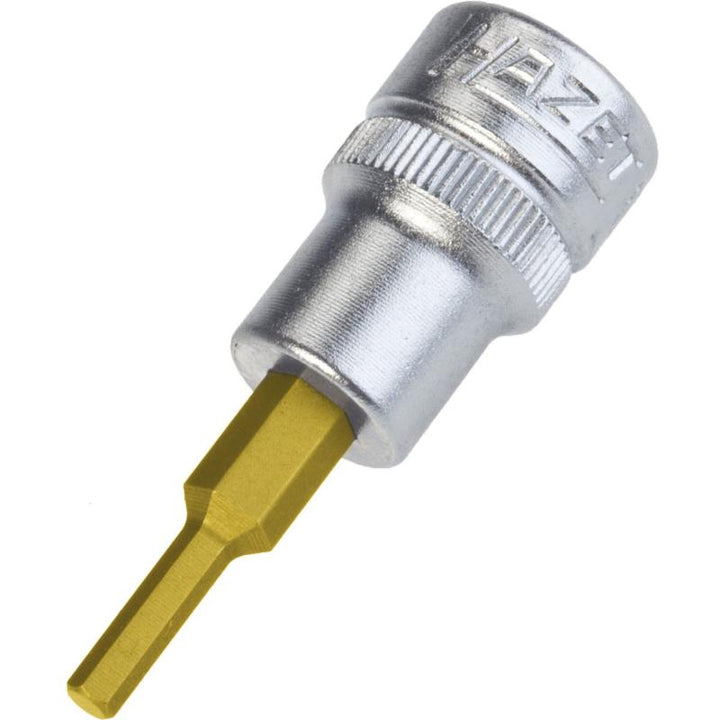 Hazet 8801A-1/8 Screwdriver Socket, 10mm (3/8") Square Drive, 1/8" Hex