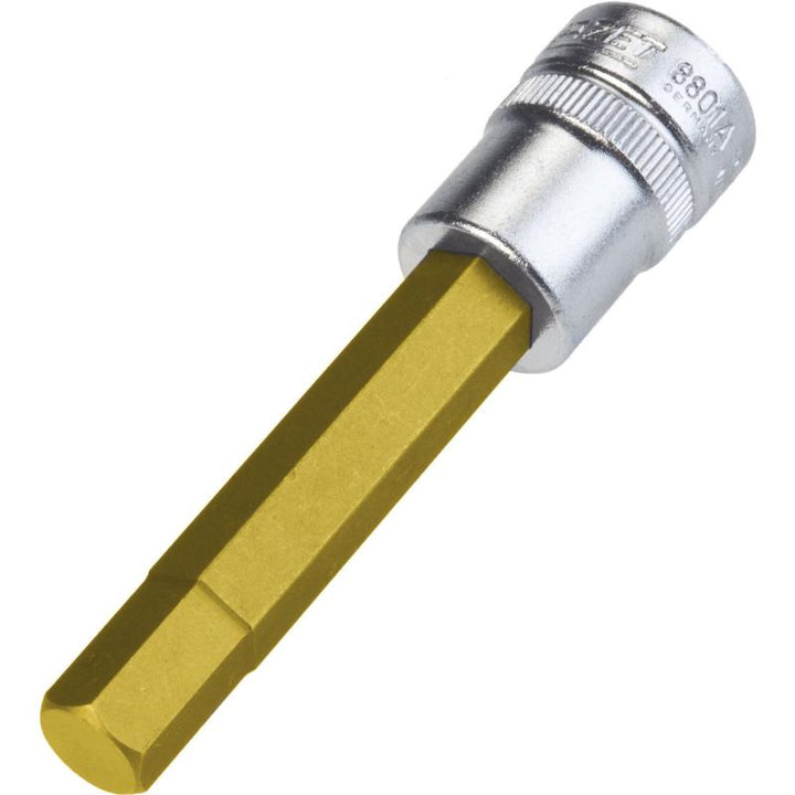 Hazet 8801A-3/8 Screwdriver Socket, 10mm (3/8") Square Drive, 3/8" Hex