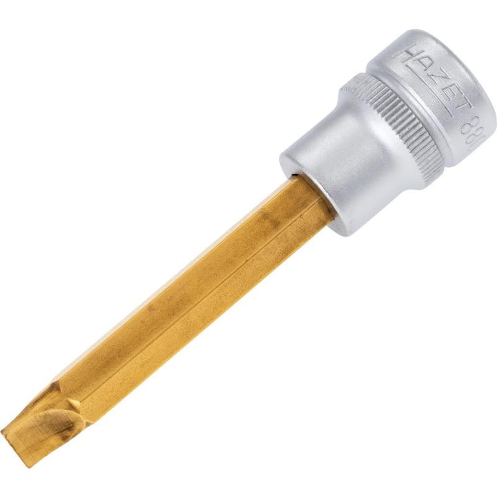 Hazet 8803-1.2X8 Screwdriver Socket, 10mm (3/8") Square Drive, Slotted, 1.2x8mm